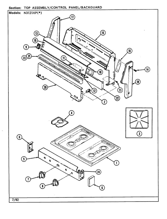 Diagram for N3121XPW