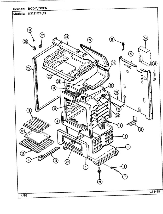 Diagram for N3121XTW