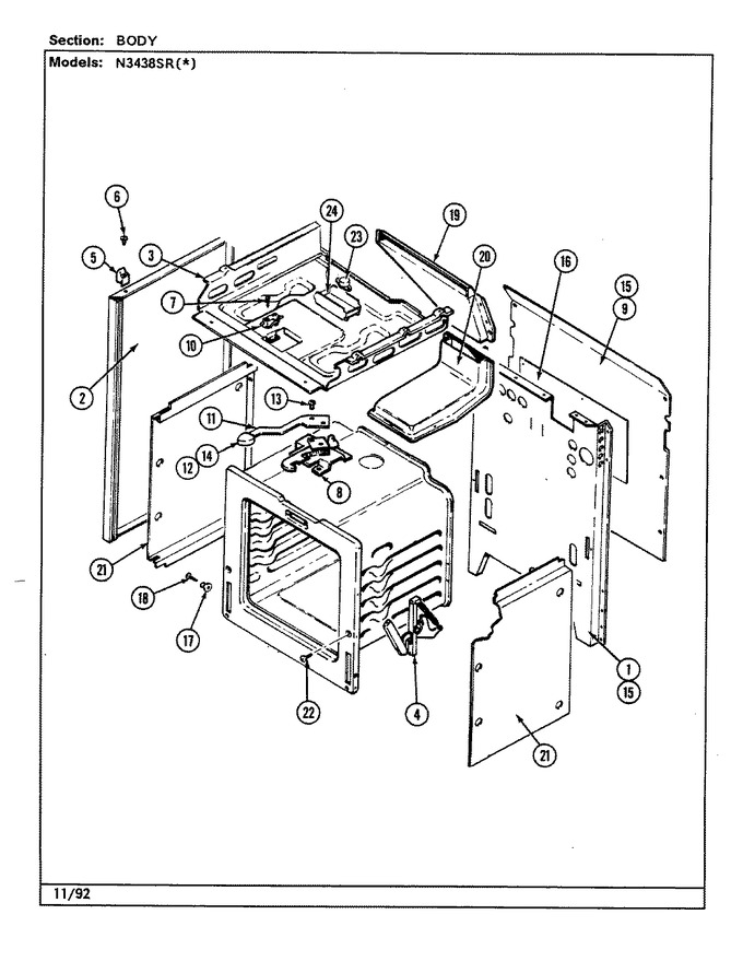 Diagram for N3438SRA