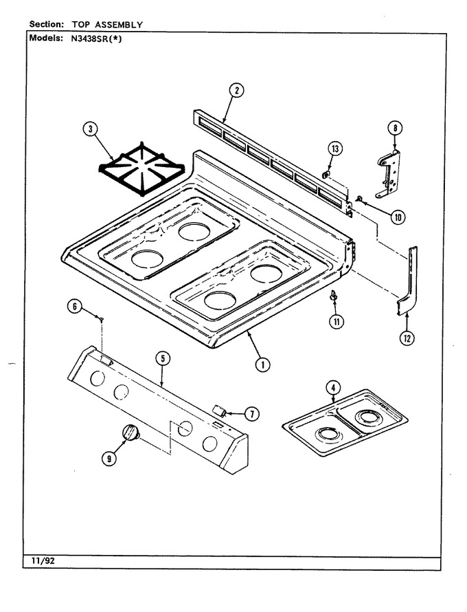 Diagram for N3438SRW
