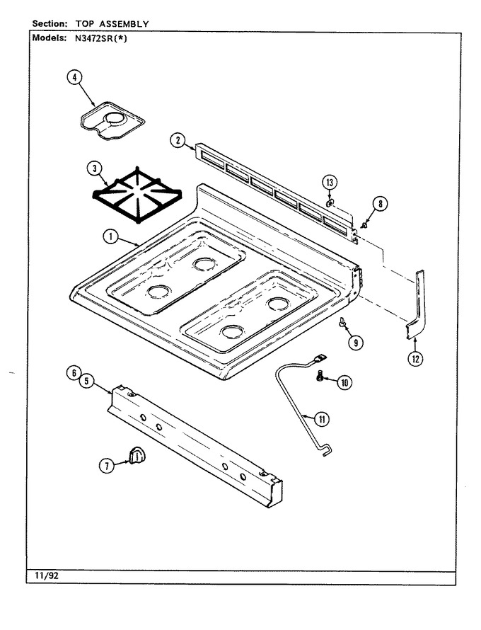 Diagram for N3472SRW