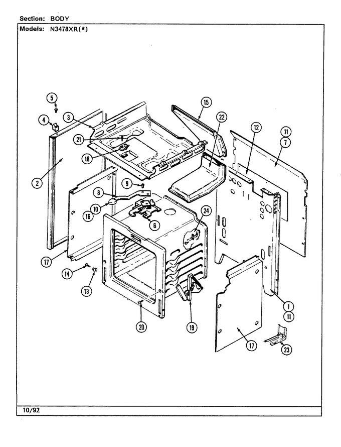Diagram for N3478XRW