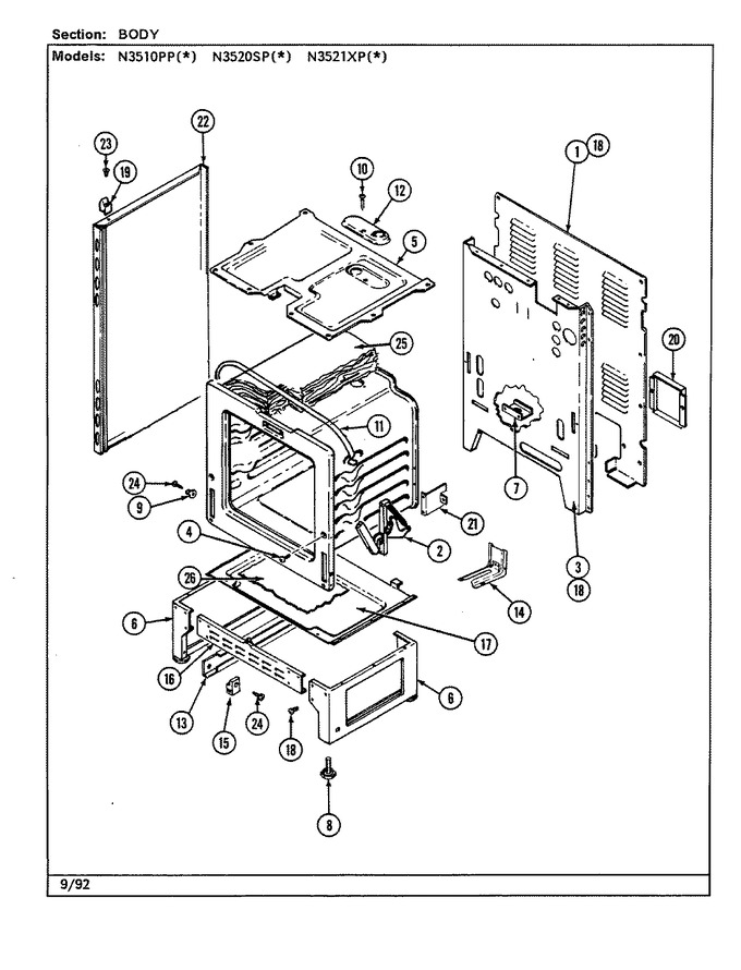 Diagram for N3520SPW