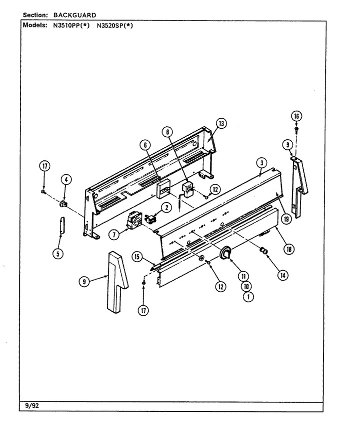 Diagram for N3510PPW