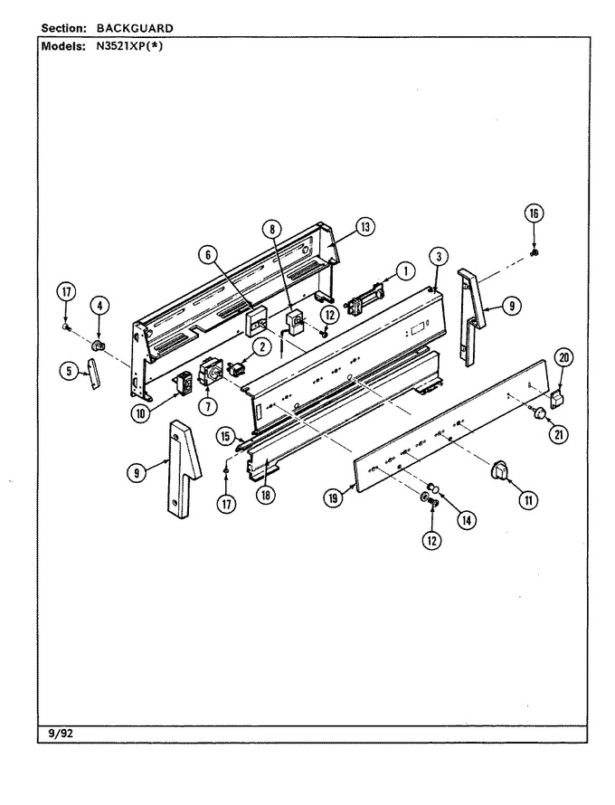 Diagram for N3521XPW
