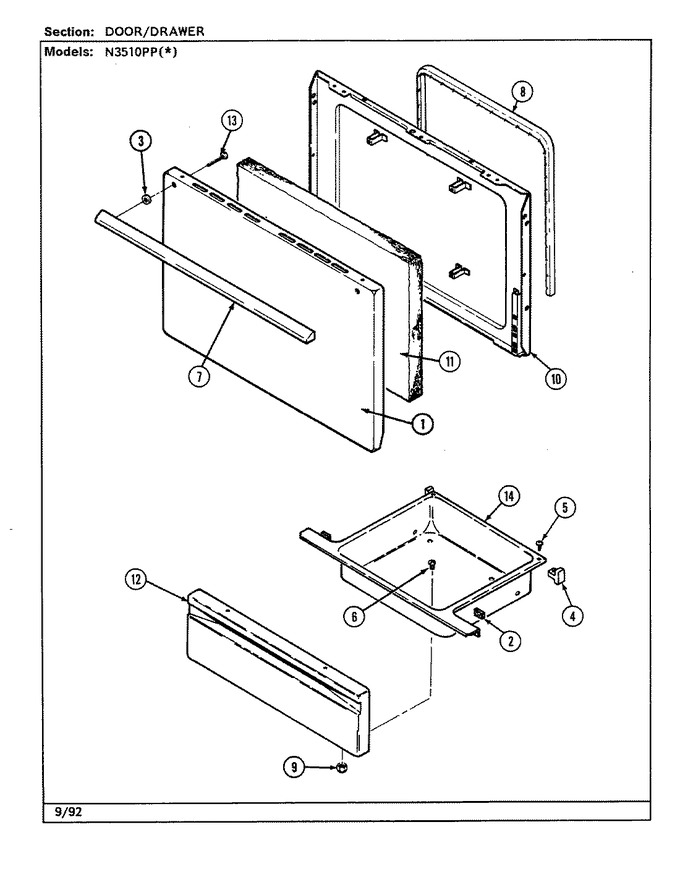 Diagram for N3510PPW