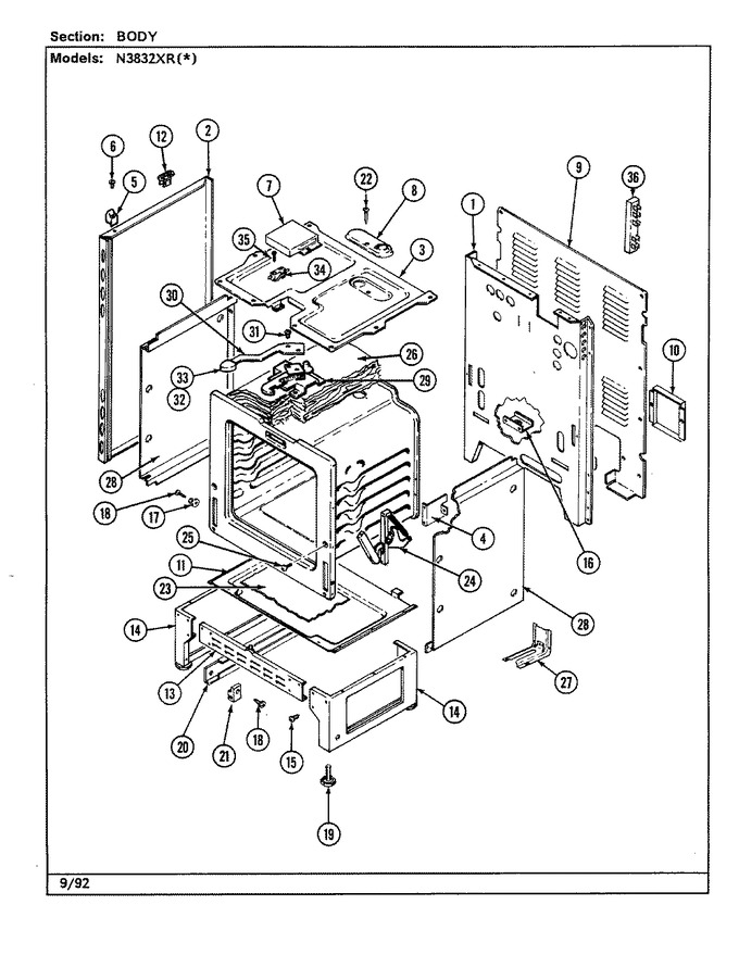 Diagram for N3832XRA