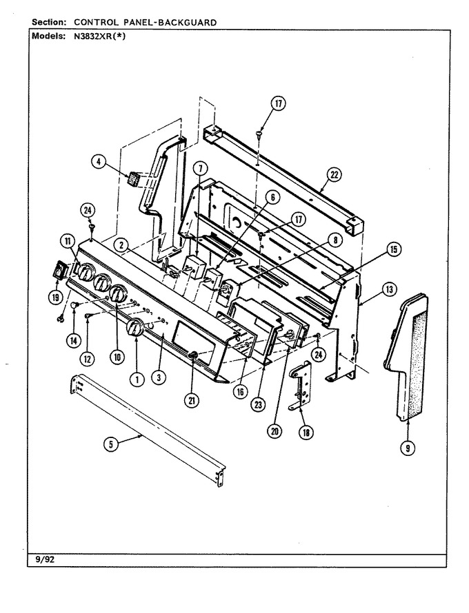 Diagram for N3832XRW