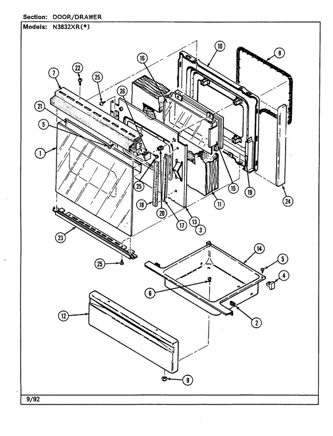 Diagram for N3832XRW