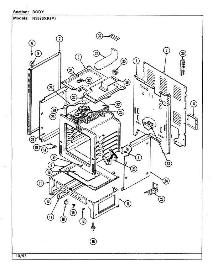 Diagram for N3878XRW