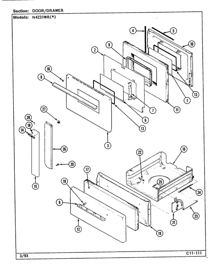 Diagram for N4231WRW