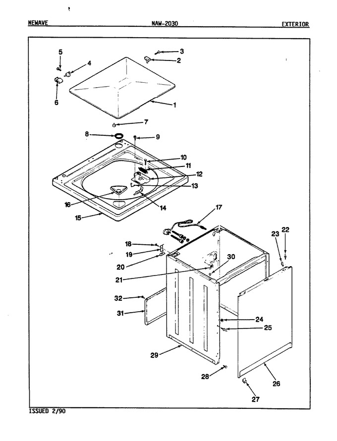 Diagram for NAW2030W