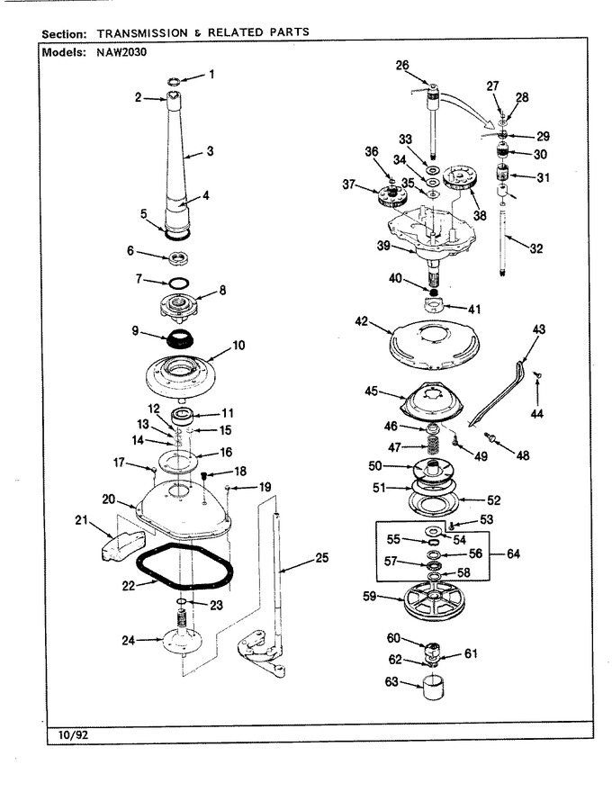 Diagram for NAW2030W