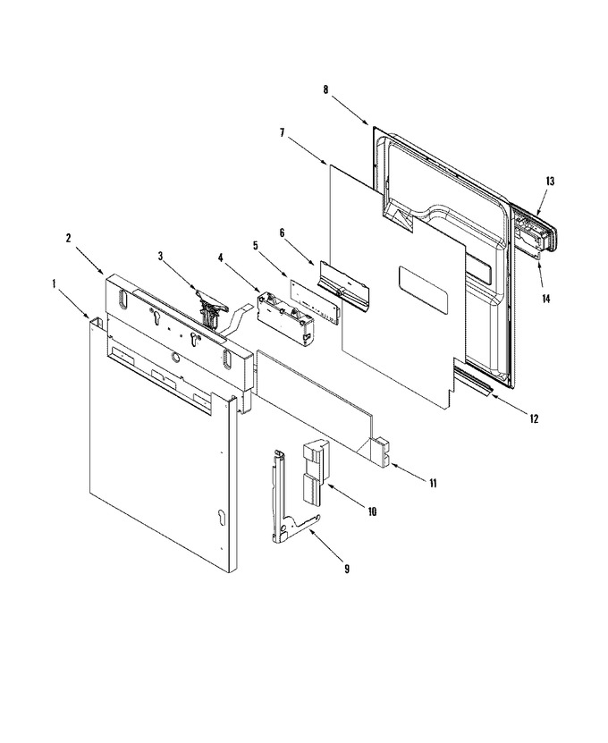 Diagram for NDB8630AWZ