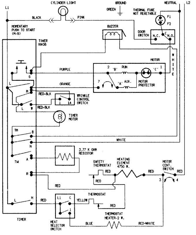 Diagram for NDE2335AYW