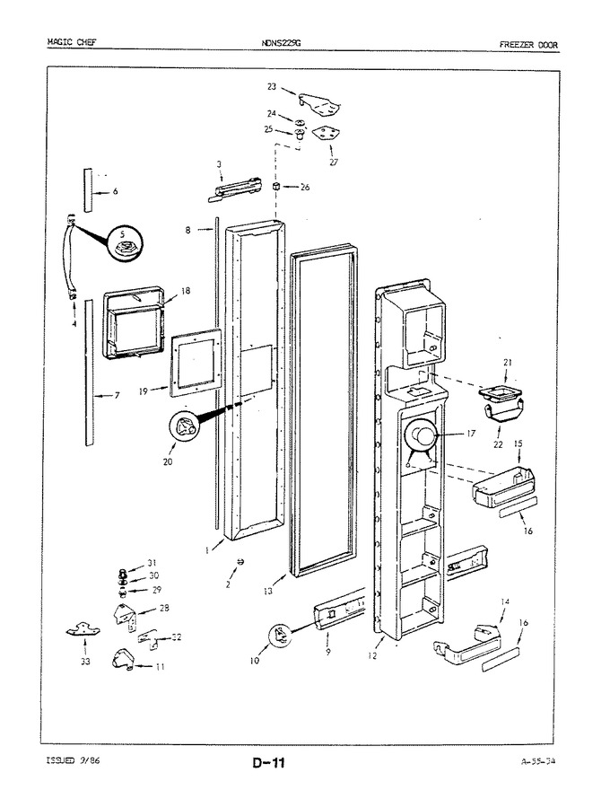 Diagram for NDNS229GA (BOM: 5N65A)