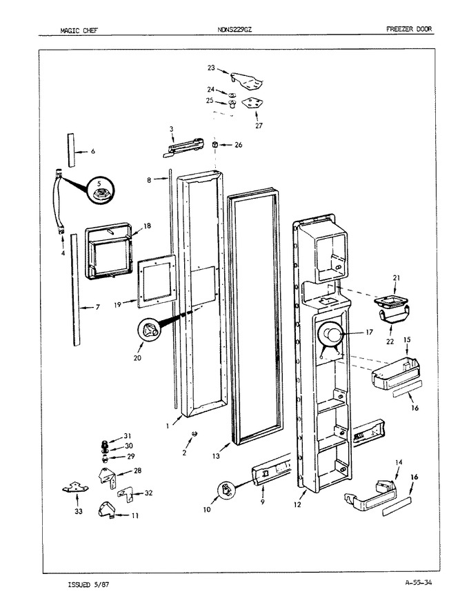 Diagram for NDNS229GZA (BOM: 7L35A)