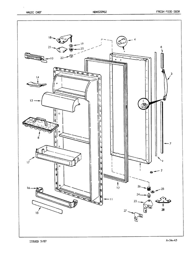 Diagram for NDNS229GZA (BOM: 7L35A)