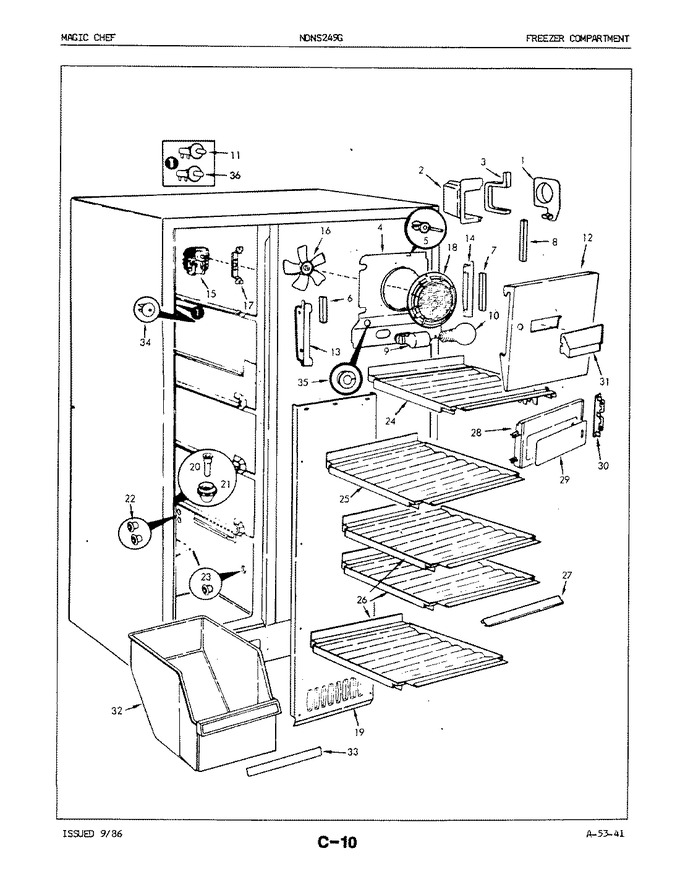 Diagram for NDNS249G (BOM: 5N66A)