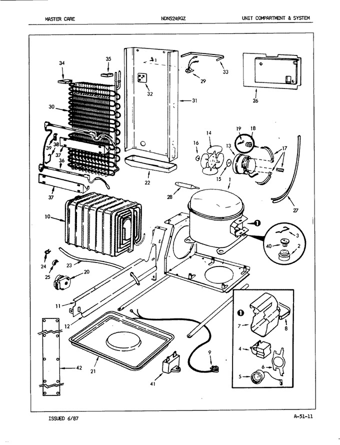 Diagram for NDNS249GZA (BOM: 7L36A)