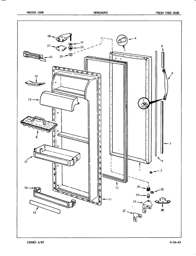 Diagram for NDNS249GZA (BOM: 7L36A)