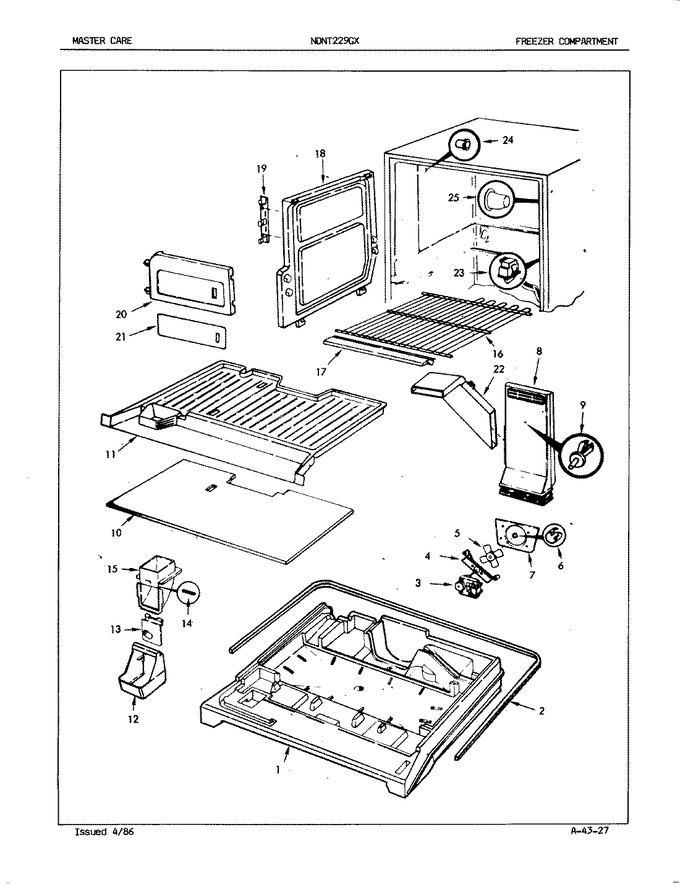 Diagram for NDNT229GXA (BOM: 5E50A)