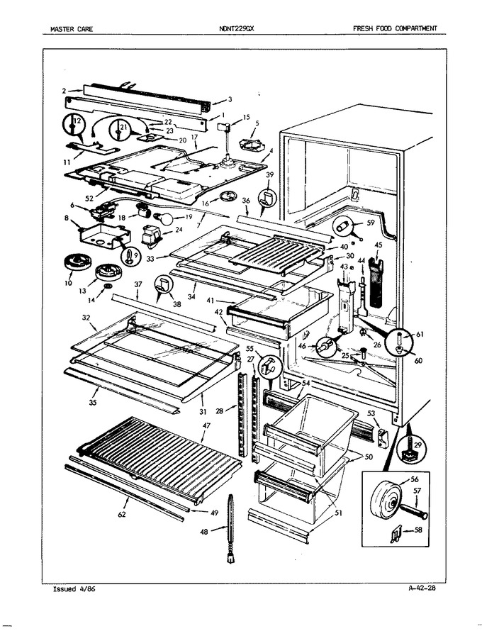 Diagram for NDNT229GXA (BOM: 5E50A)