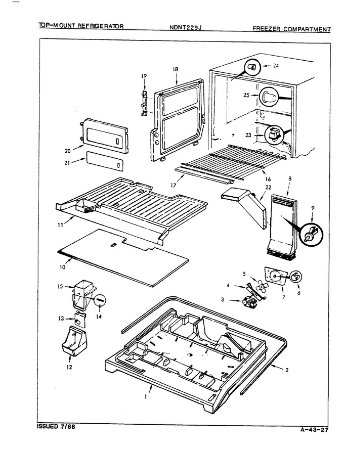 Diagram for NDNT229JA (BOM: 8B21A)
