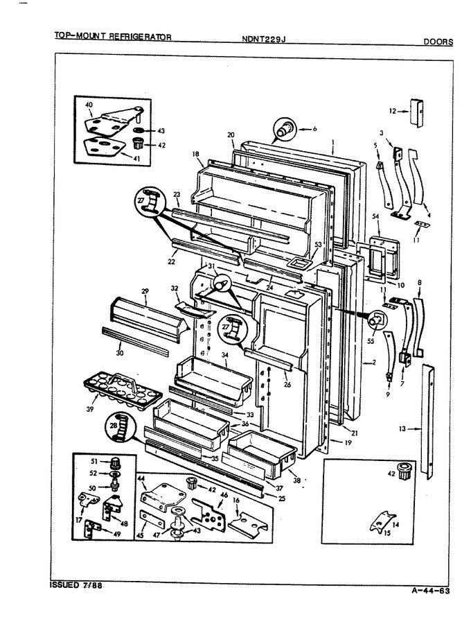 Diagram for NDNT229JA (BOM: 8B21A)