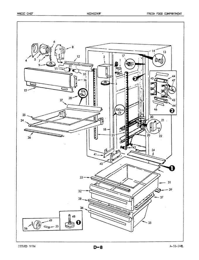 Diagram for NEDNS249FA (BOM: 5M51B)