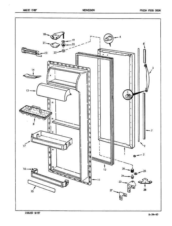 Diagram for NEDNS249HA (BOM: 7L38A)