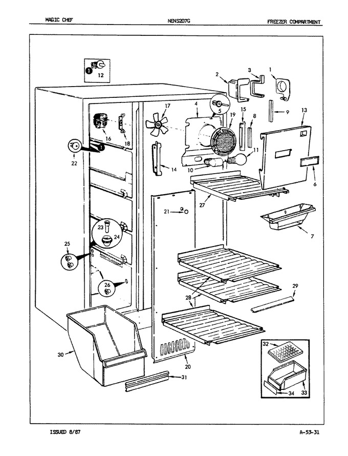 Diagram for NENS207G (BOM: 7L31A)