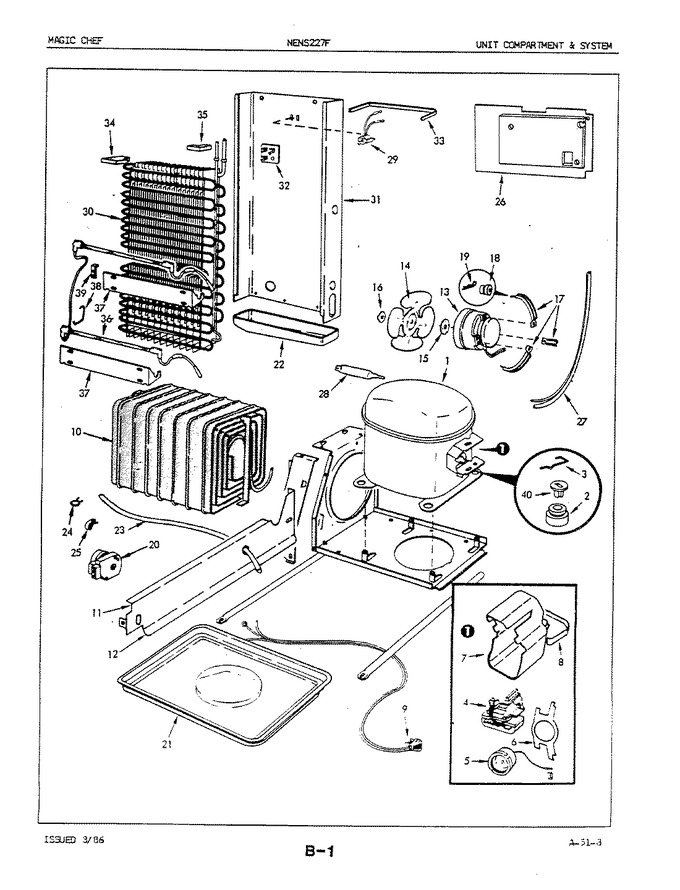 Diagram for NENS227FH (BOM: 5M50B)