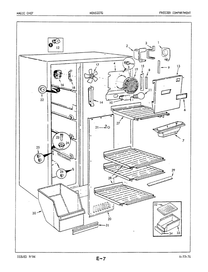 Diagram for NENS227GA (BOM: 5N63A)