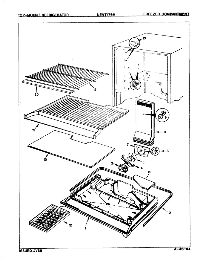 Diagram for NENT176HA (BOM: 7D53A)