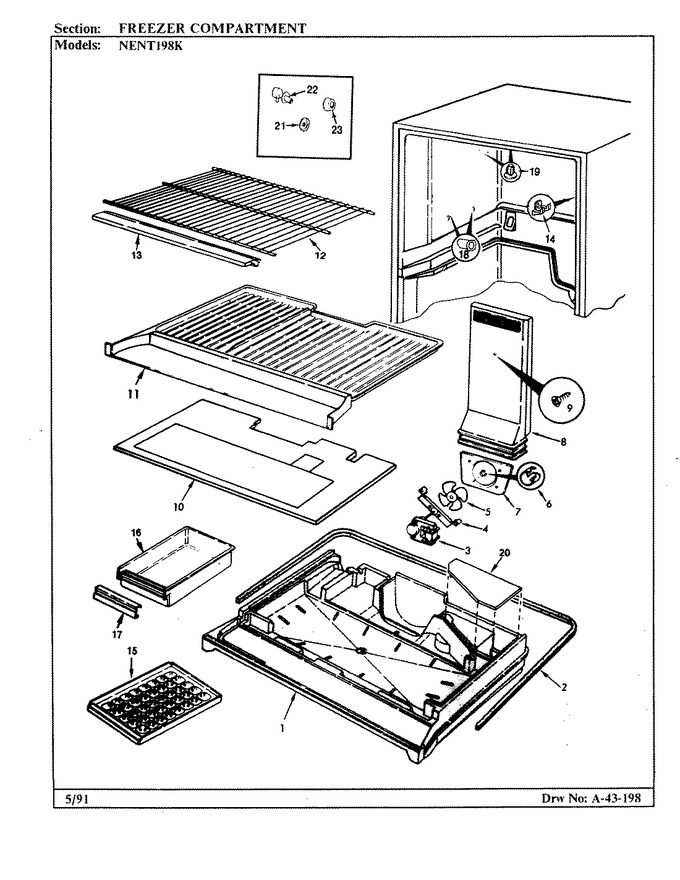 Diagram for NENT198KA (BOM: BC64A)