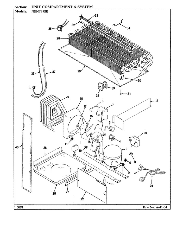 Diagram for NENT198K (BOM: BC64A)
