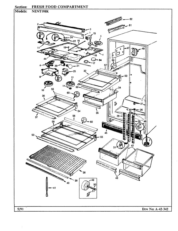 Diagram for NENT198KA (BOM: BC64A)