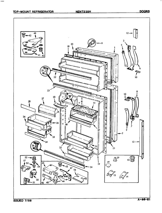 Diagram for NENT238HA (BOM: 7A72A)