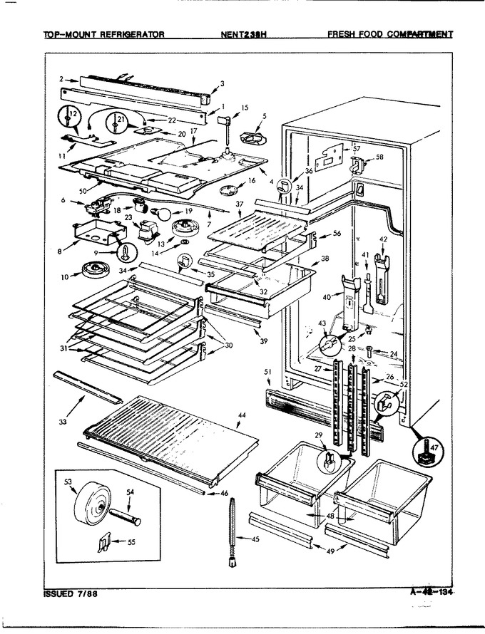 Diagram for NENT238HA (BOM: 7A72A)