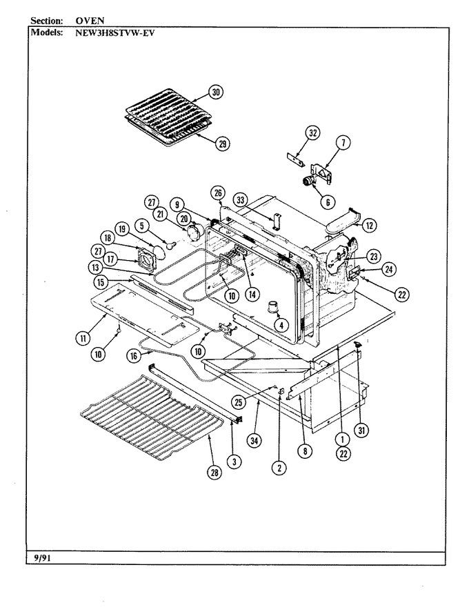 Diagram for NEW3H8STVW-EV