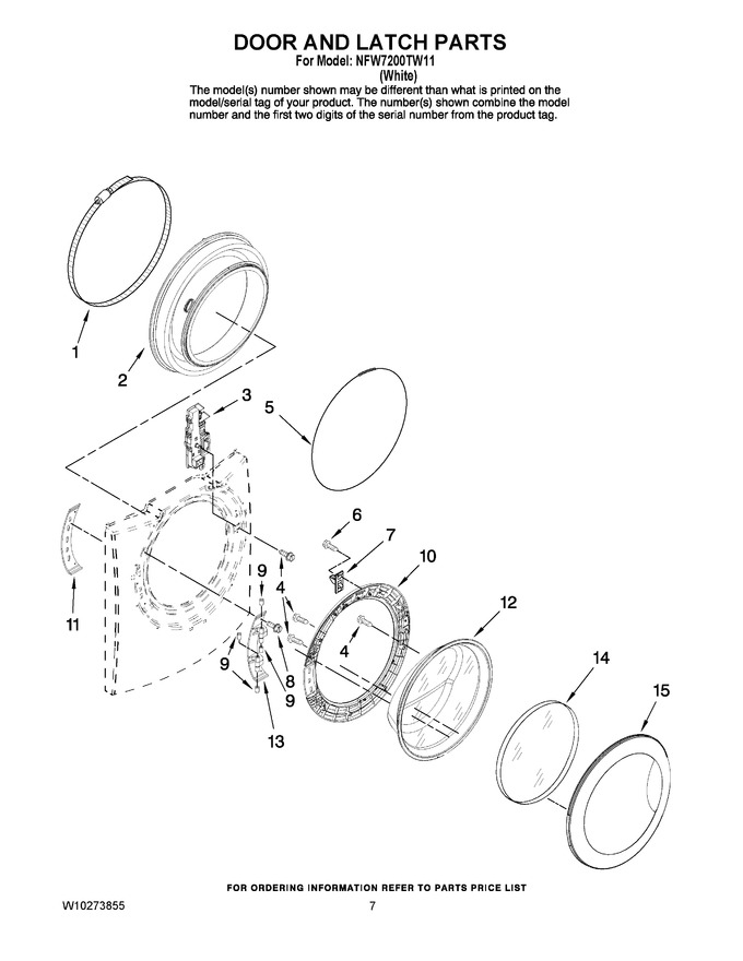 Diagram for NFW7200TW11