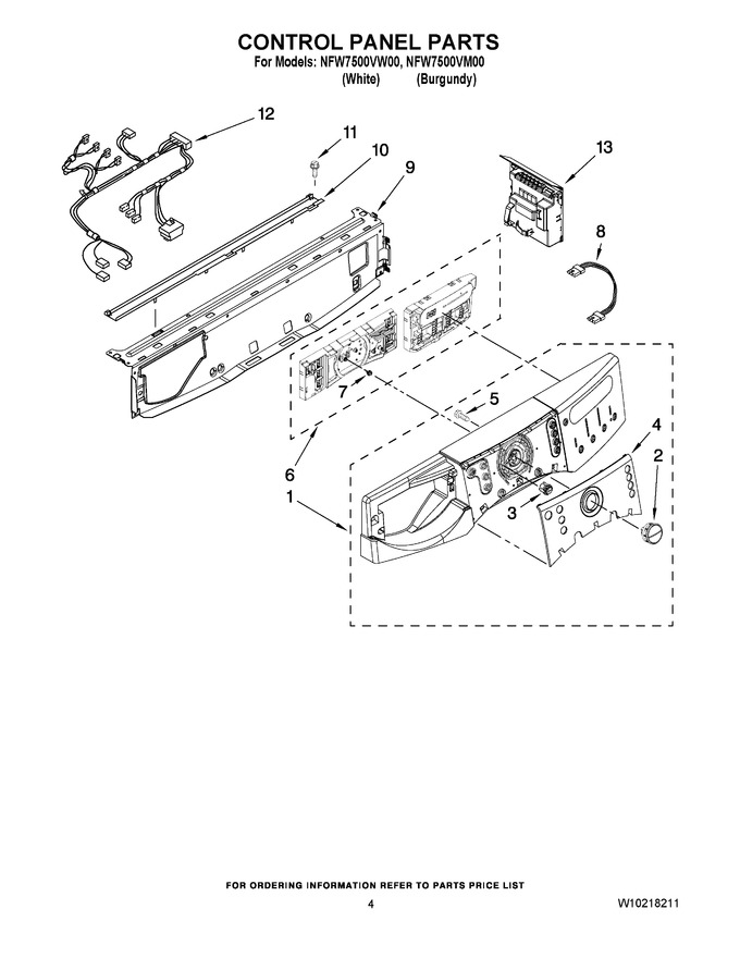 Diagram for NFW7500VW00