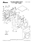 Diagram for 01 - Top And Cabinet Parts