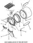 Diagram for 03 - Fr Blkhd, Air Duct, Felt Seal & Cylinder