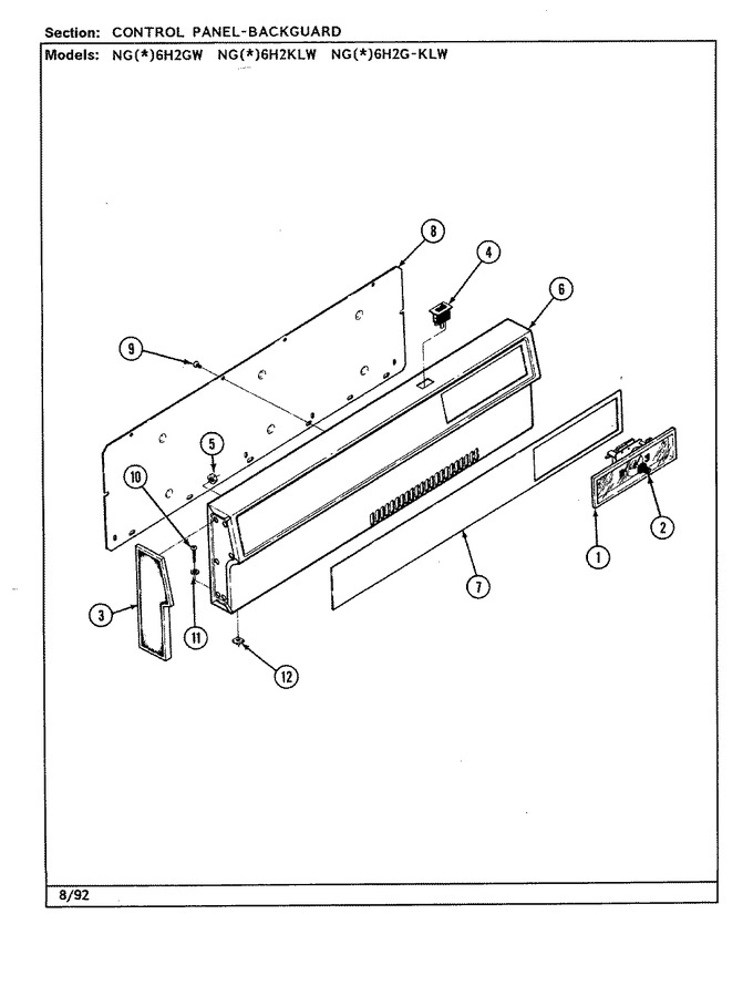 Diagram for NGA6H2GW