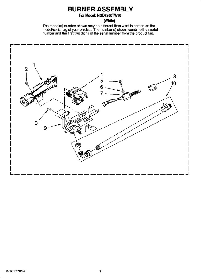Diagram for NGD7200TW10