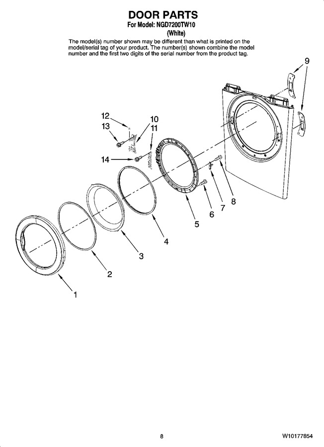 Diagram for NGD7200TW10