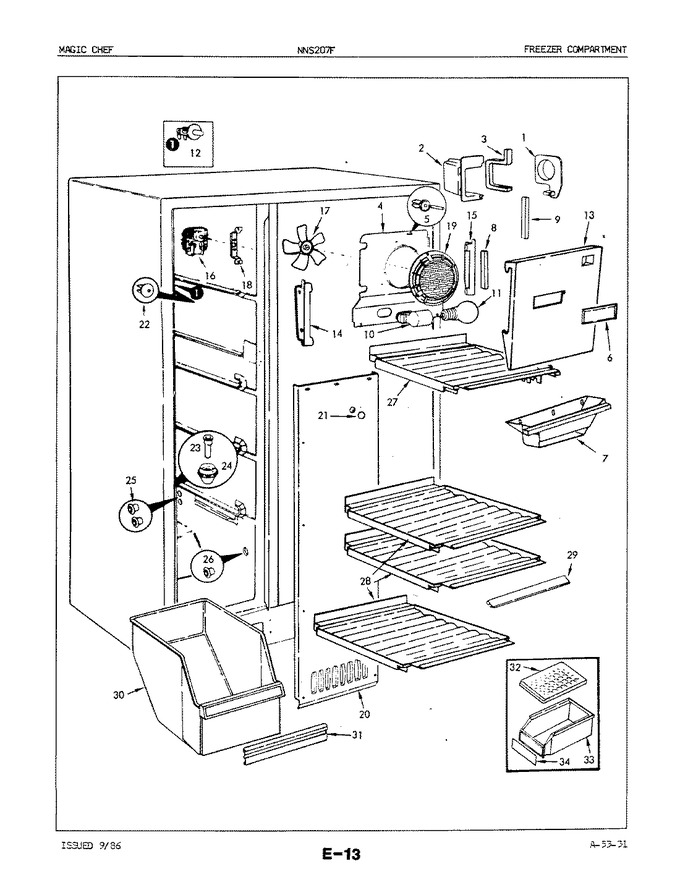Diagram for NNS207F (BOM: 5M52A)