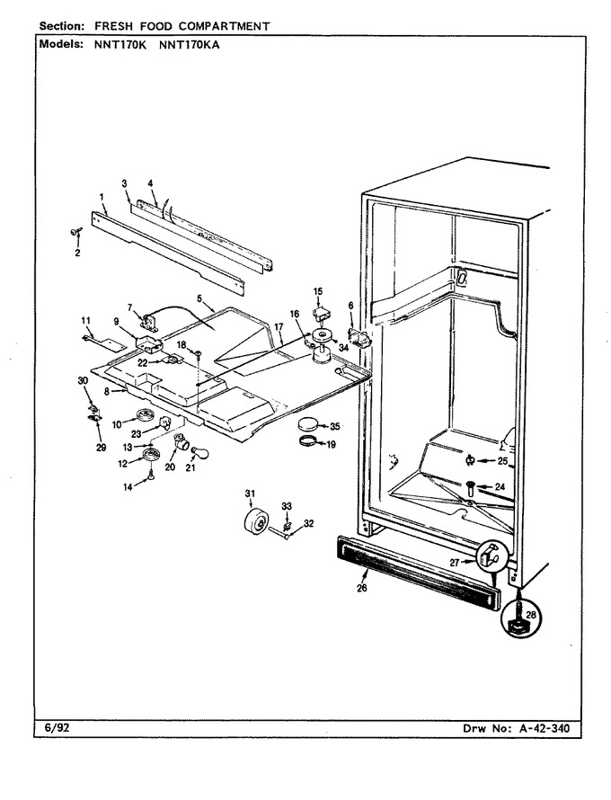 Diagram for NNT170K (BOM: CC28A)